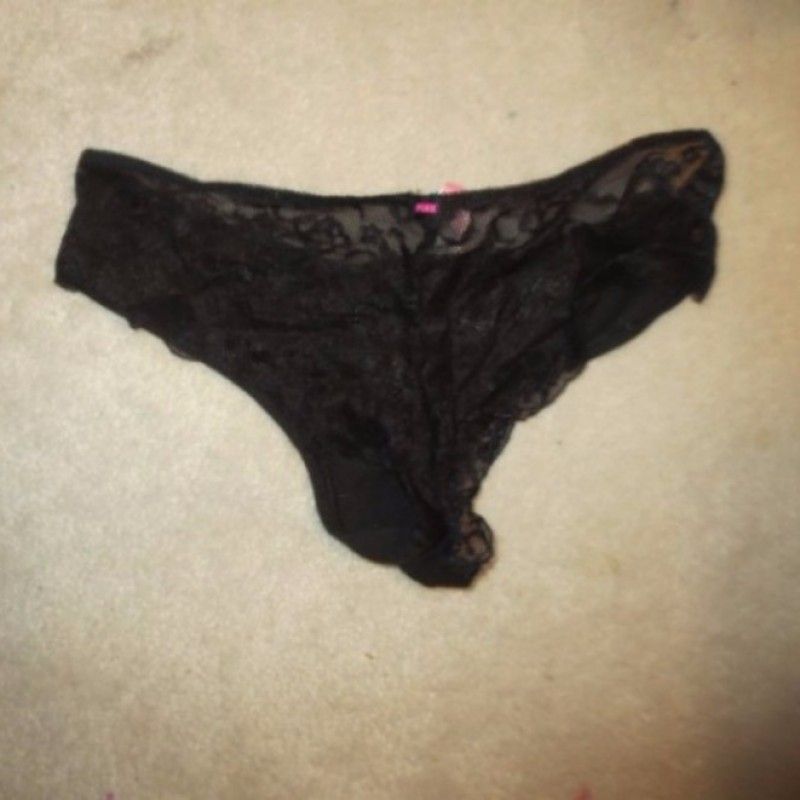 BLACK SHEER PANTIES