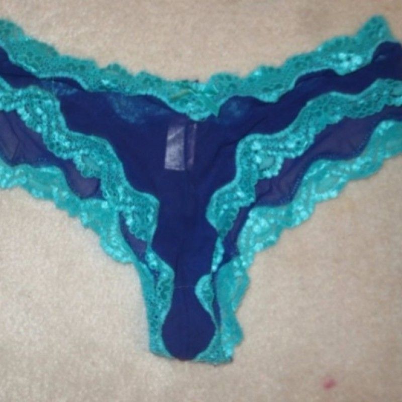 ROYAL BLUE AND CYAN PANTIES