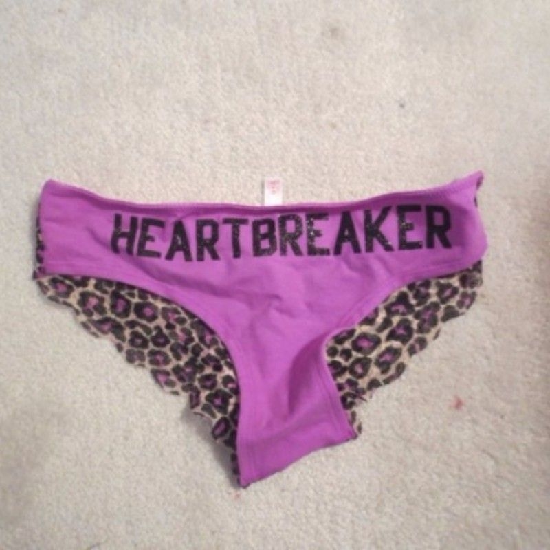 HEARTBREAKER PANTIES WITH LEOPARD PRINT