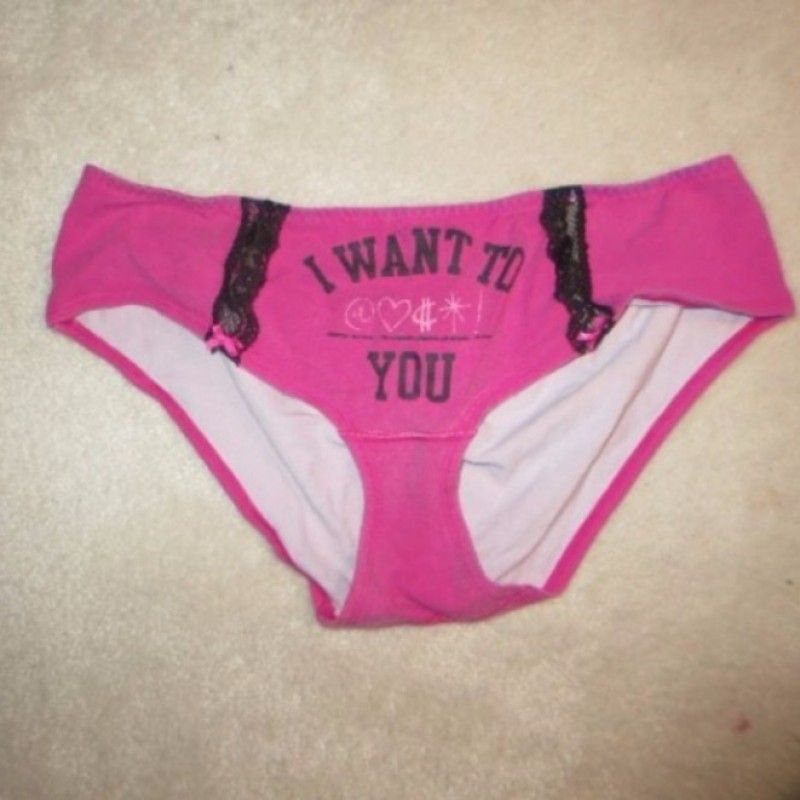 I WANT TO BLANK YOU PINK PANTIES