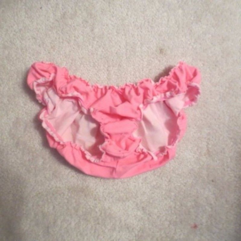 CUTIE PINK PANTIES WITH TINY RUFFLES