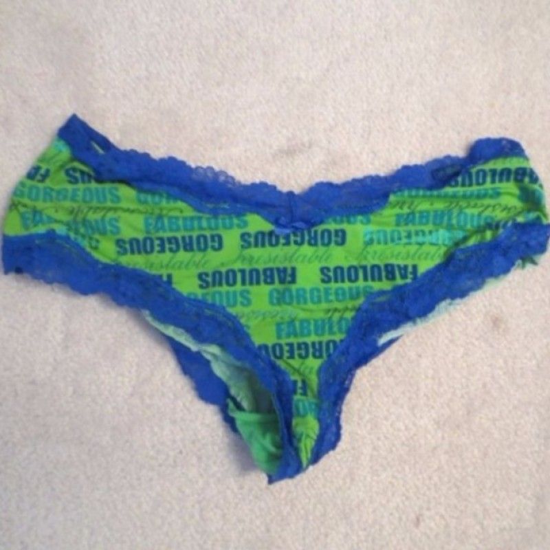 BLUE LIME FABULOUS SHEER LACE PANTIES