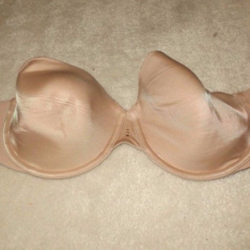 SATIN TAN BRA