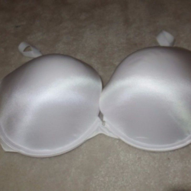 SATIN WHITE BRA