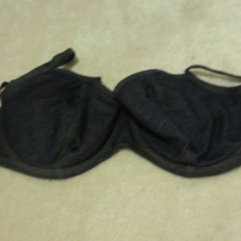 BLACK CLOTH BRA