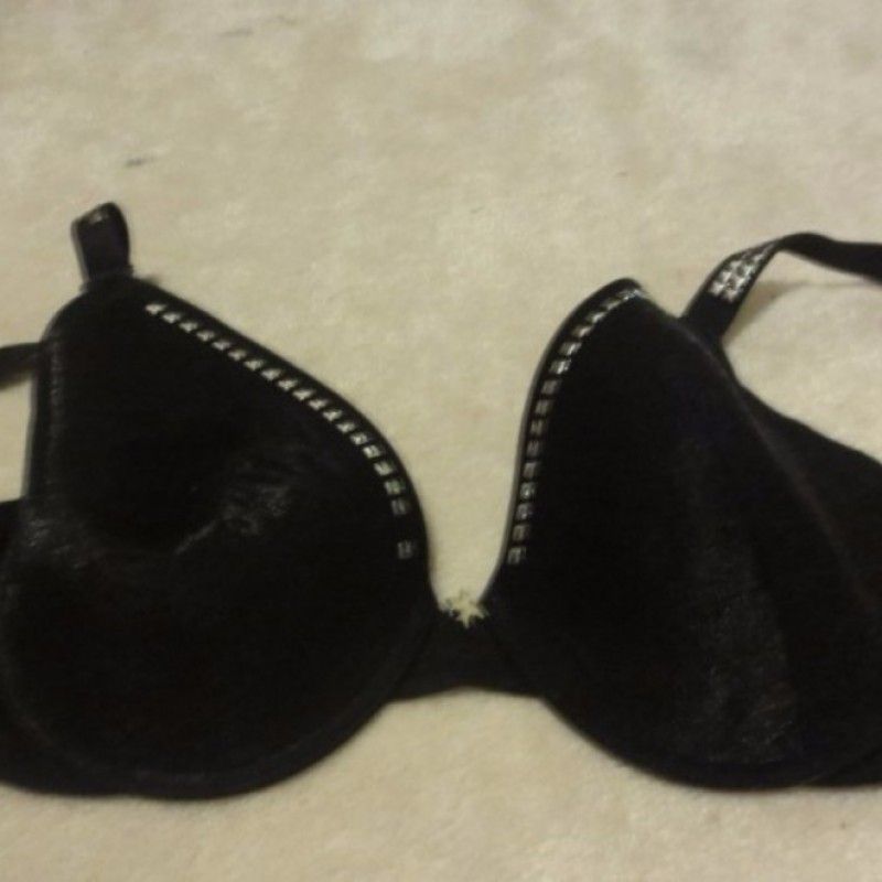 BLACK VELVET BRA