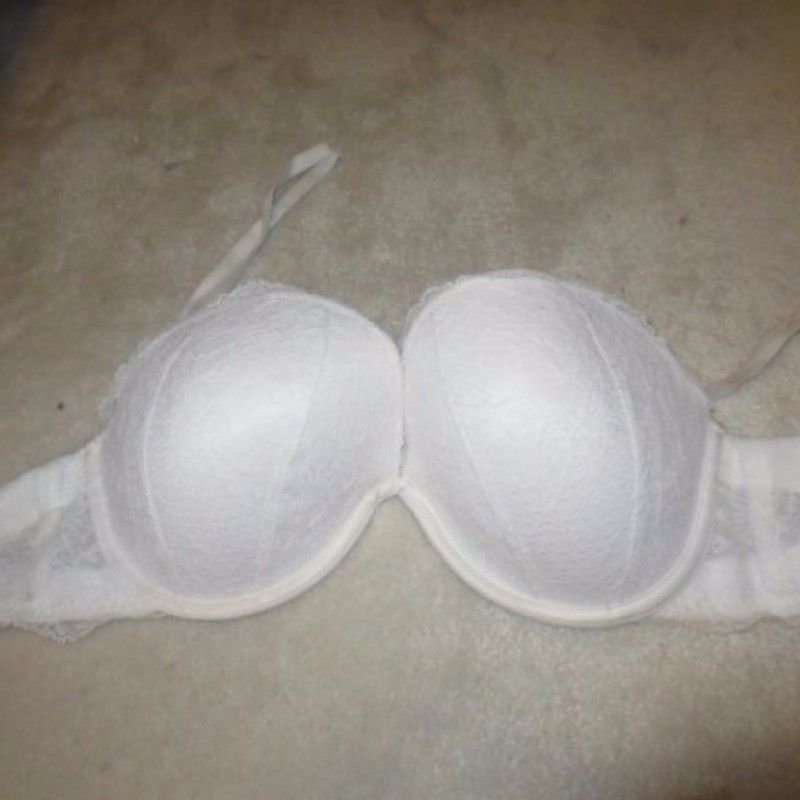 WHITE CLOTH BRA