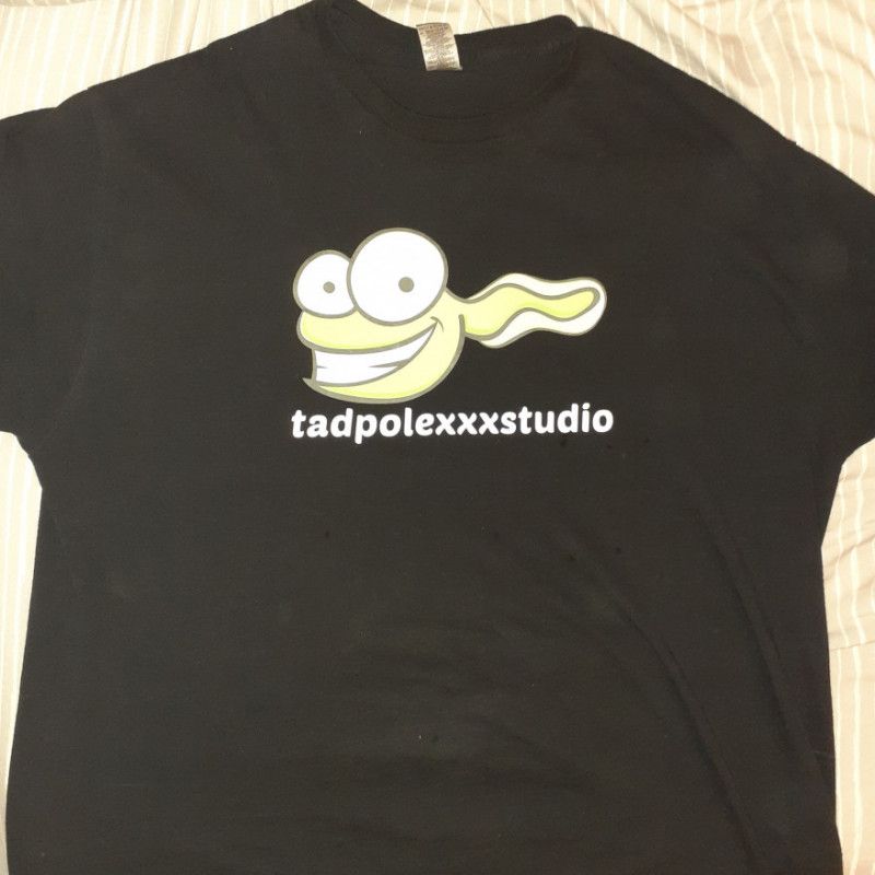 TadPole logo on tshirt