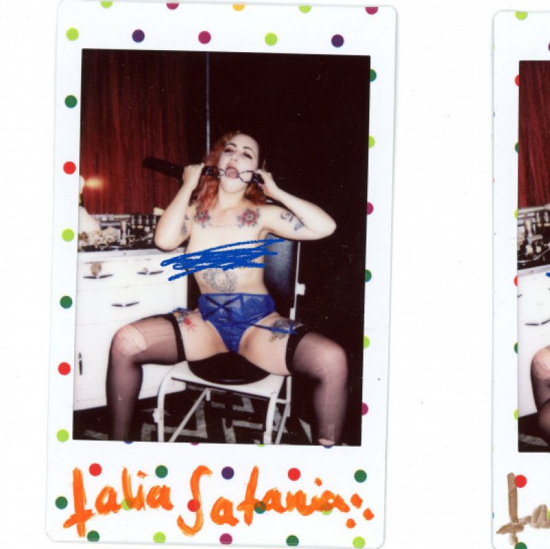 Return to Black Lodge Instax Polaroid