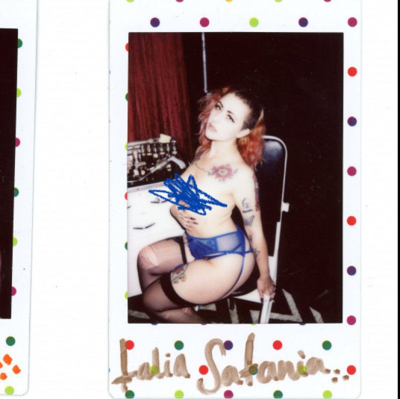 Return to Black Lodge Instax Polaroid