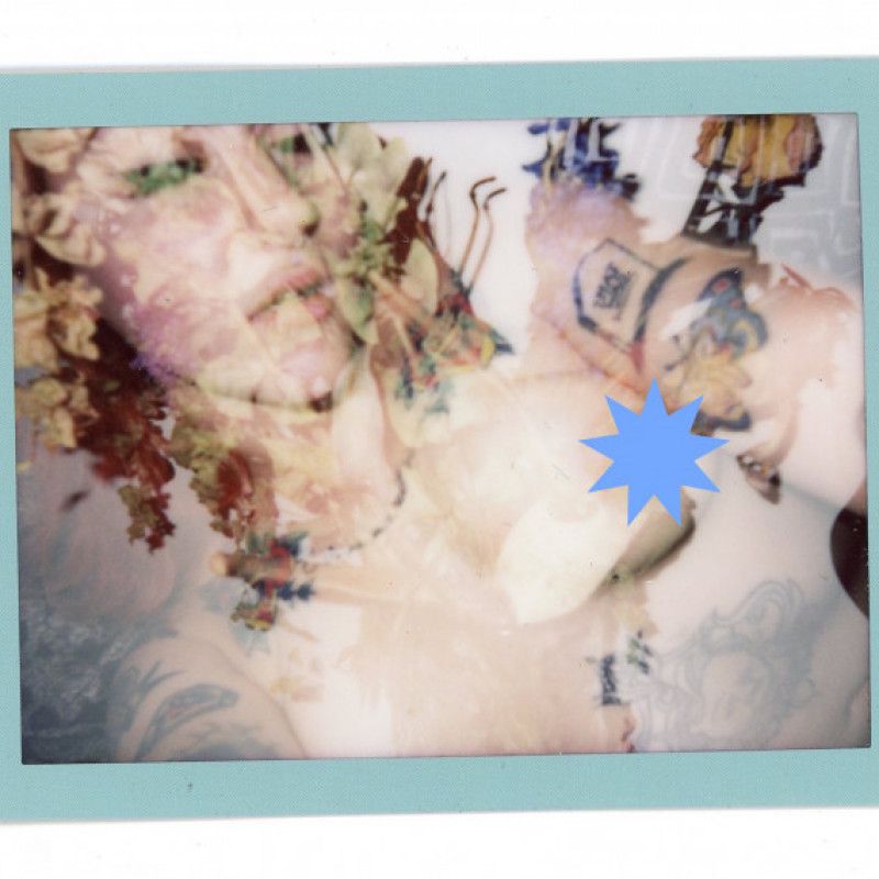 Baby Blue Instax Polaroid