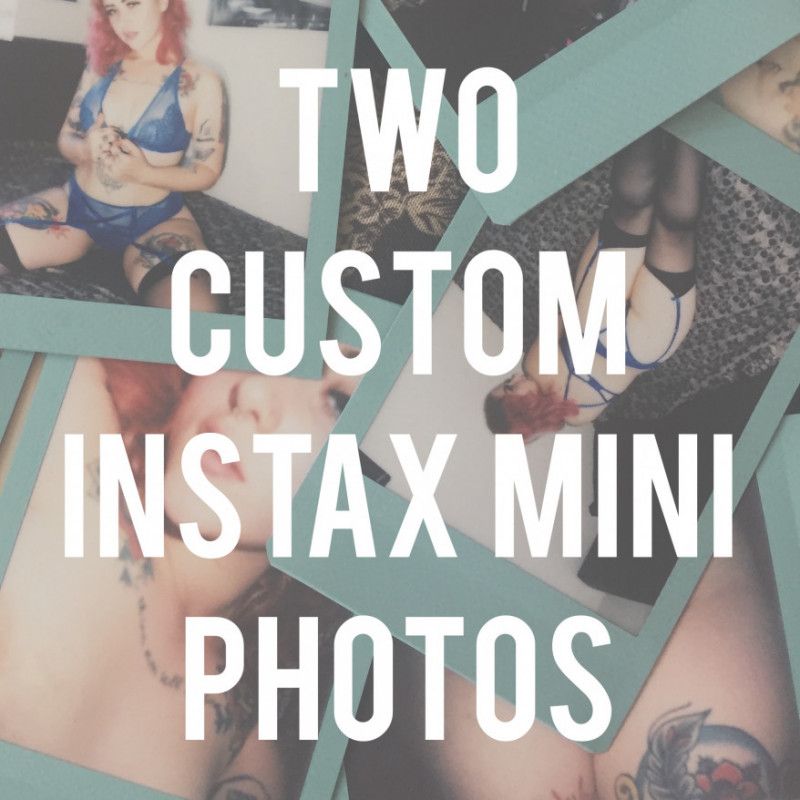 Two Custom Instax Mini Polaroids