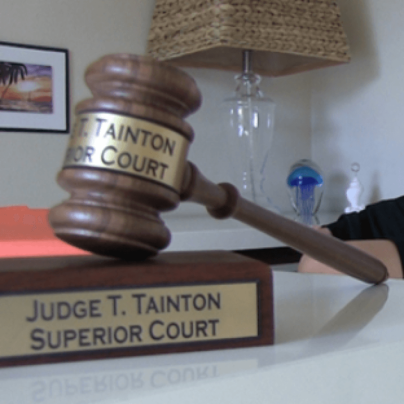 THE Judge T Tainton Gavel