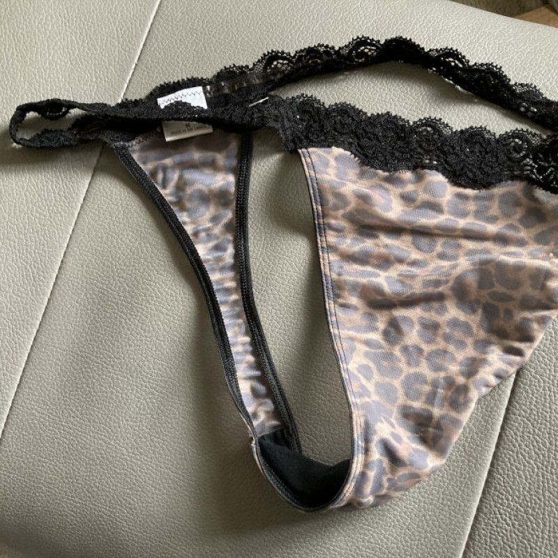 THE Exotic Print Thong Panty