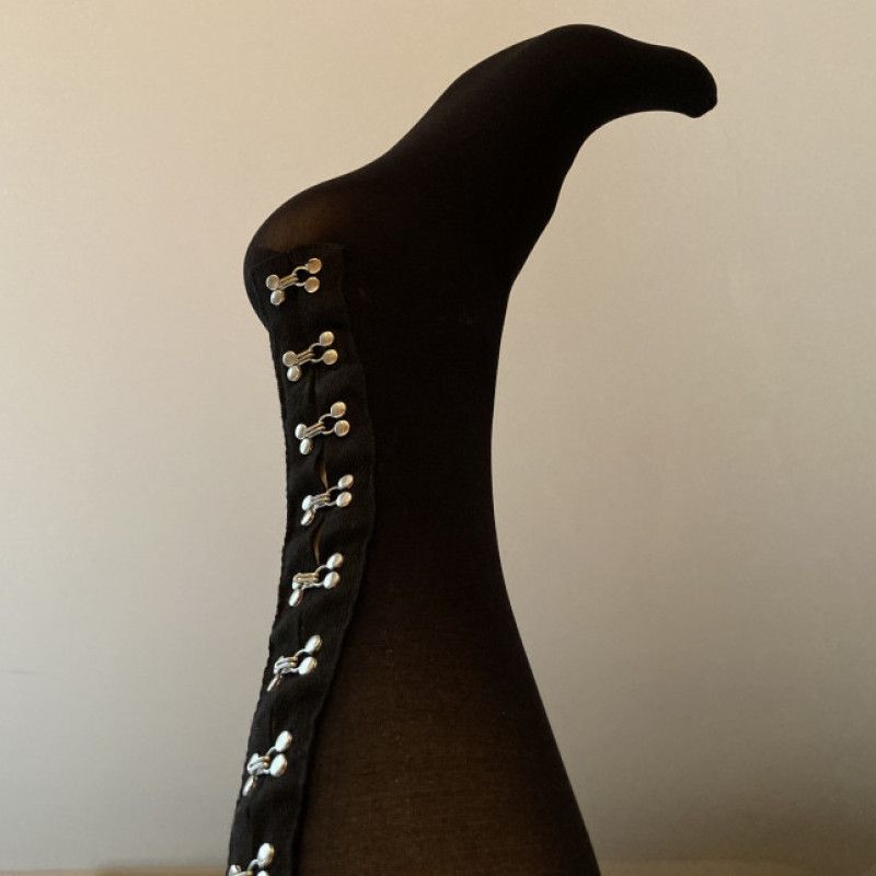 THE Back Hook Black Knee Highs