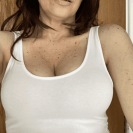 White Stretch Tank Top