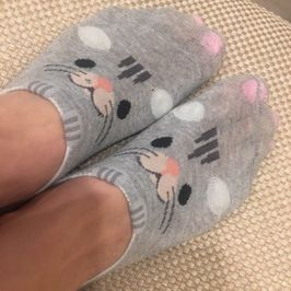 My kitten home socks