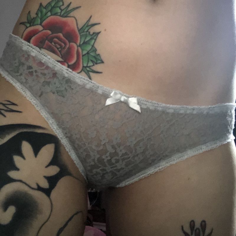 Dirty white panties