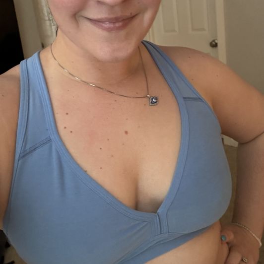 Light Blue Sports Bra