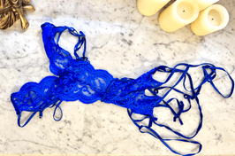 Electric Blue Lingerie from Squirt on Cock Video