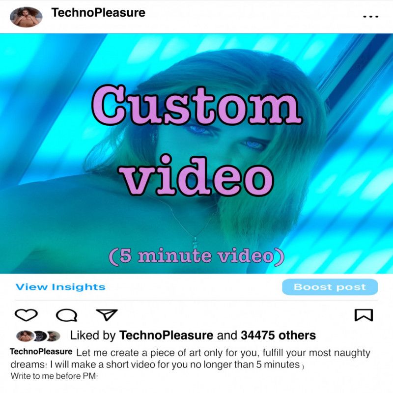 My Custom Video for you