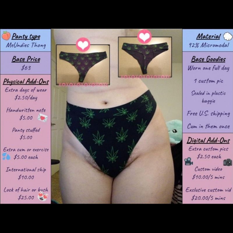 MeUndies Pot Leaf Thong