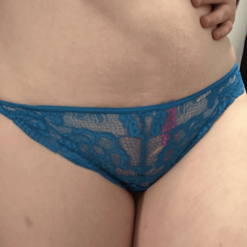 La Senza Blue Lace Thong