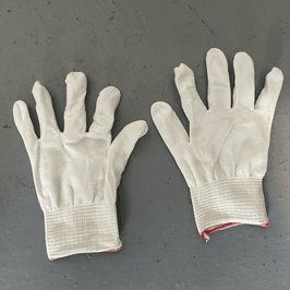 Soft White Cleaning Gloves