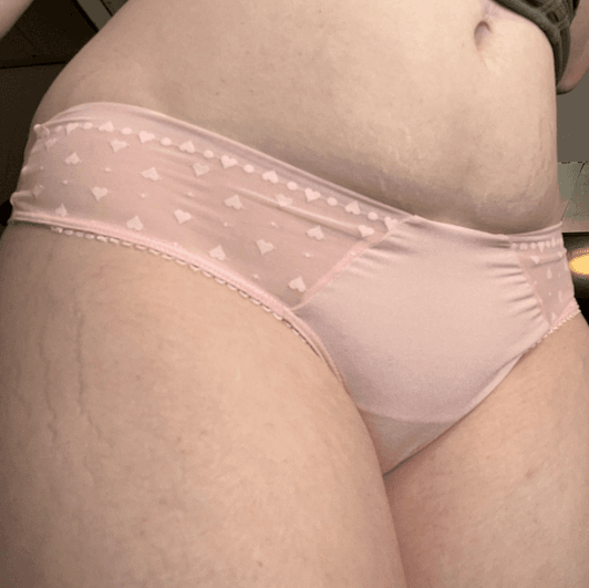 Victoria Secret Soft Pink Pattern Thong