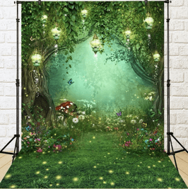 Cute fantasy backdrop