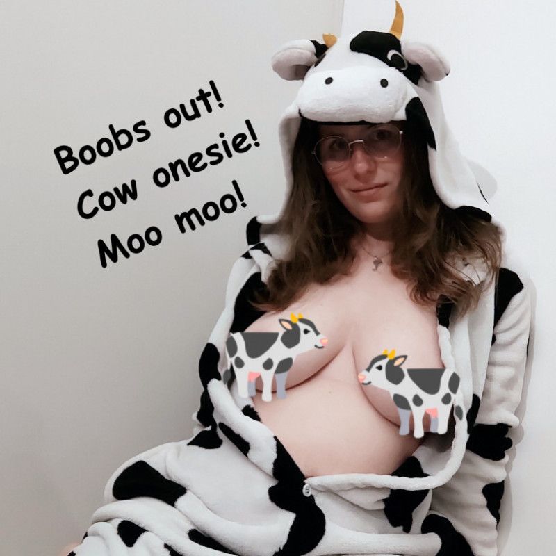 Onesie Upon a Cow!