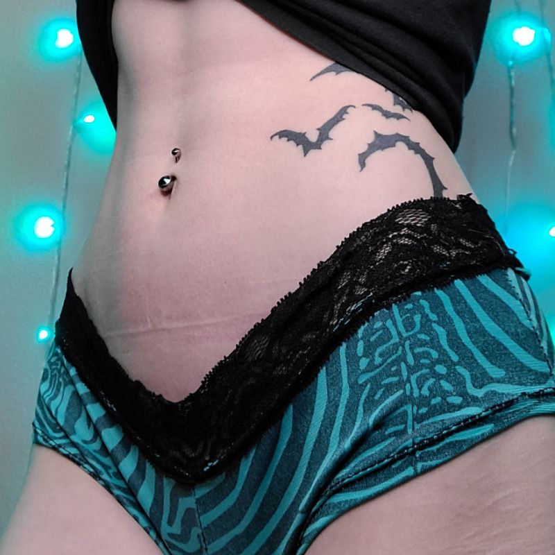 Blue Print Panties