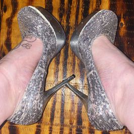 Sparkly High Heels