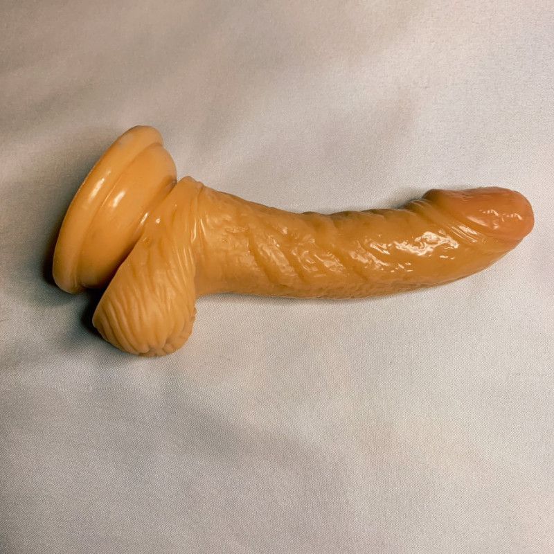 4 inch white dildo