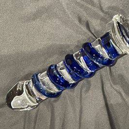 Glass Swirled Dildo