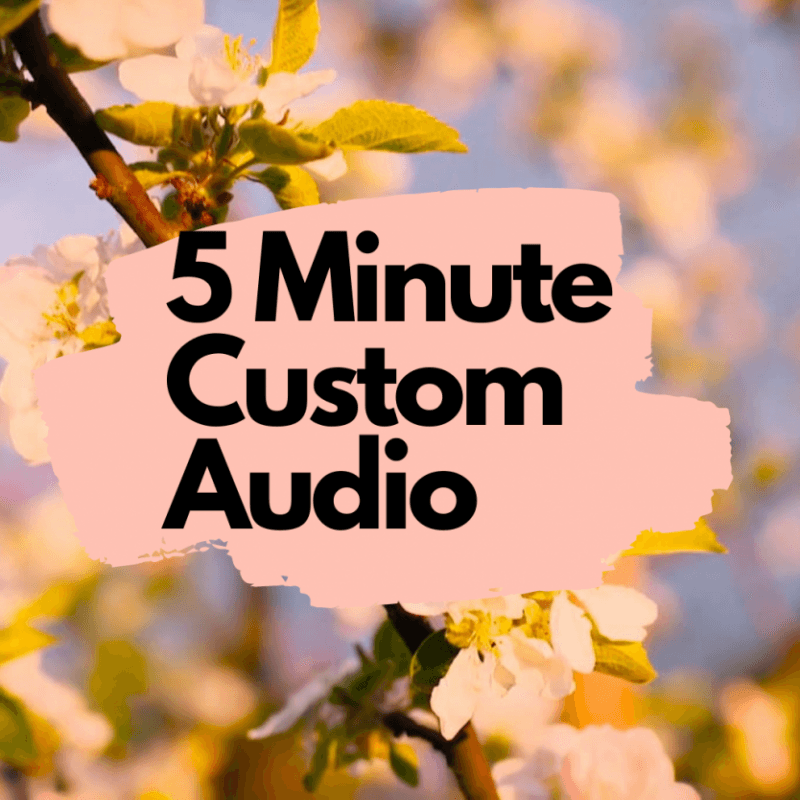 5 Minute Custom Audio