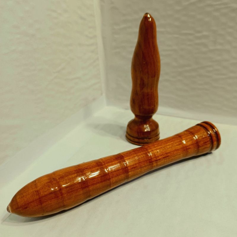 Beginner Dildo and Butt Plug set WOOD