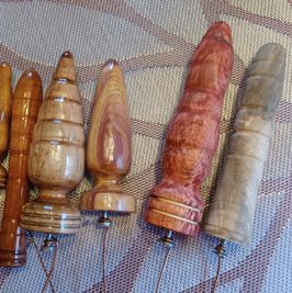 Custom wooden butt plugs and dildos