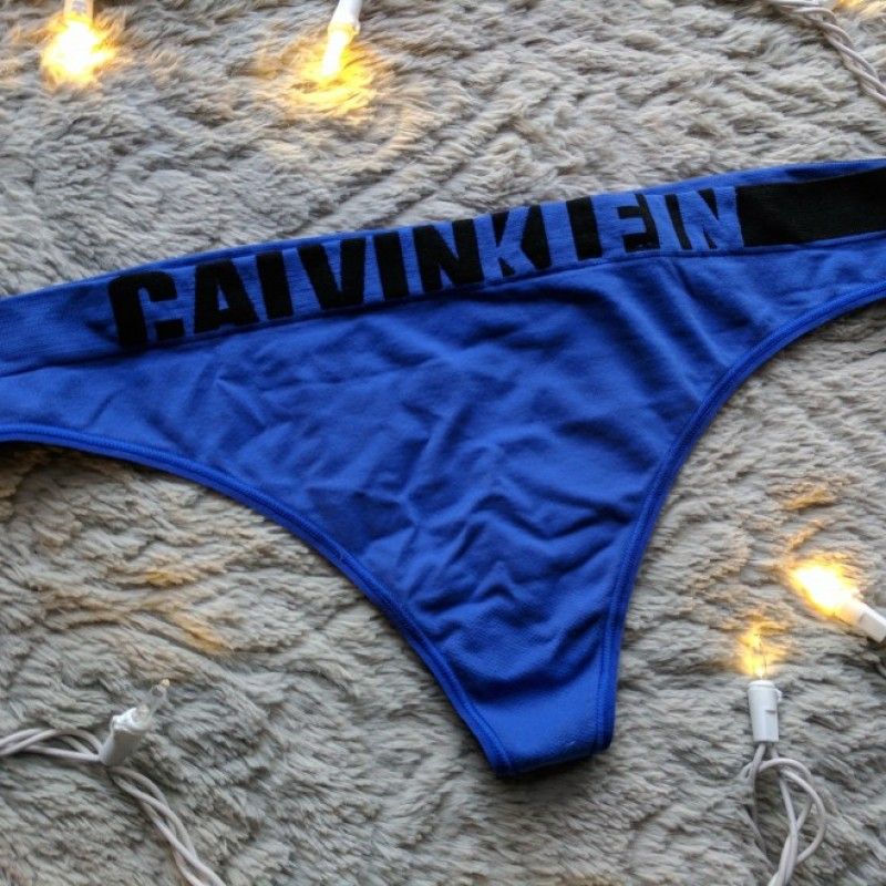 Electric Blue Seamless Calvin K Thong