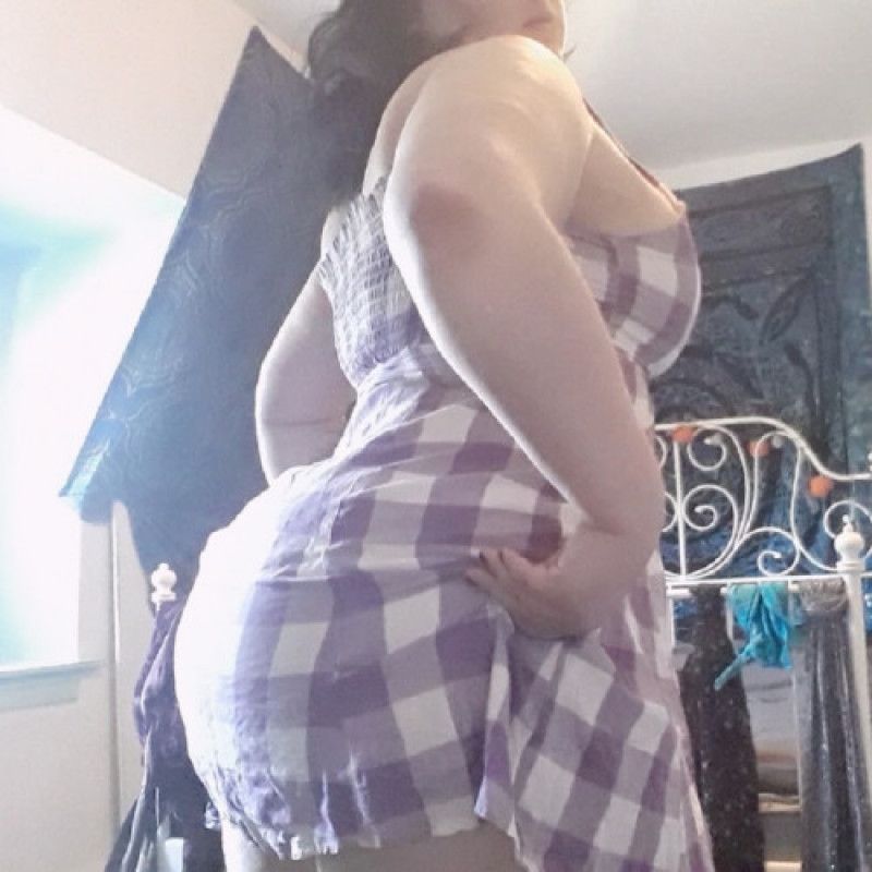 sundress strip and butt plug photoset