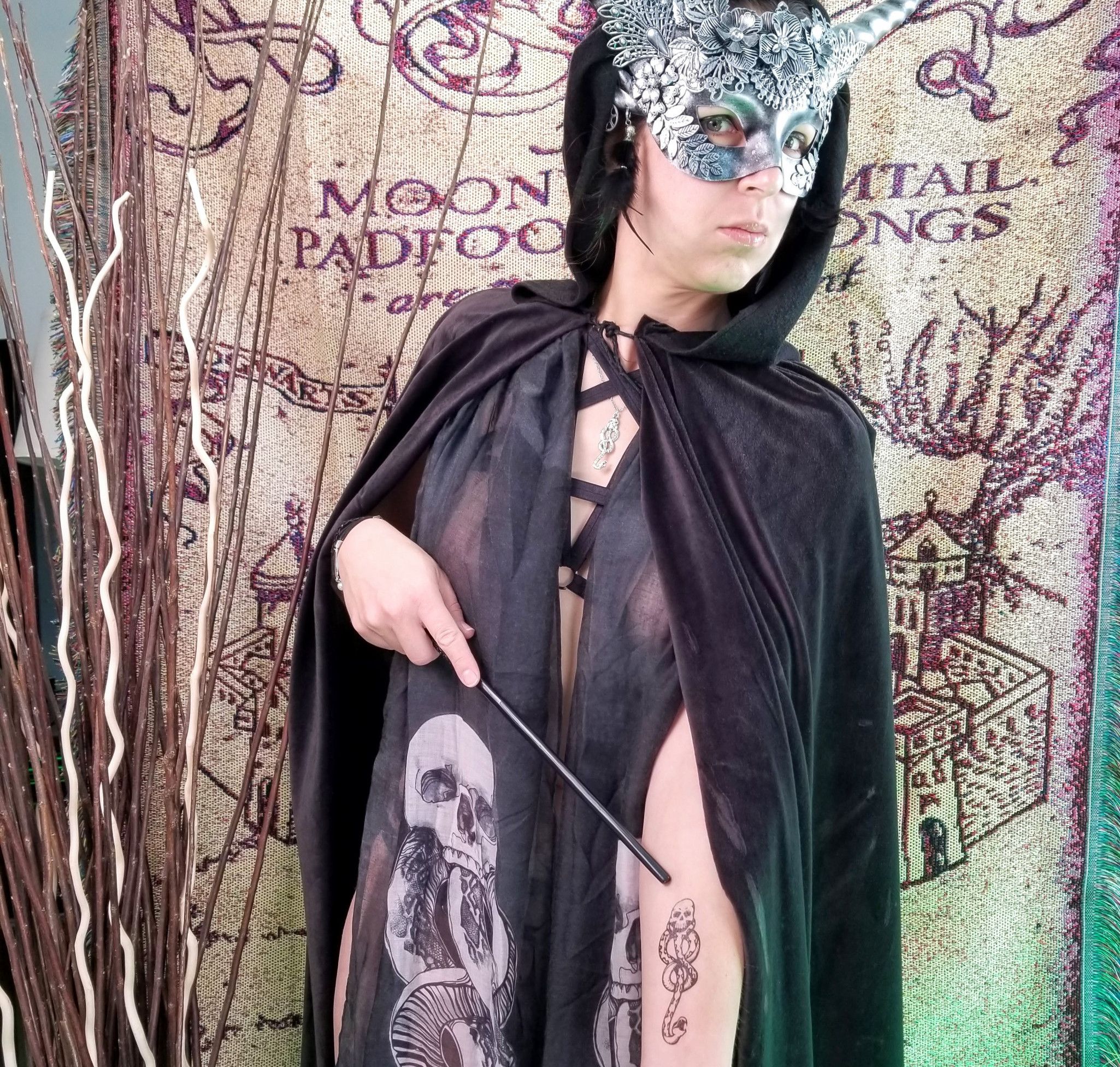 Harry Potter Death Eater Extra Pics 5: Cloak