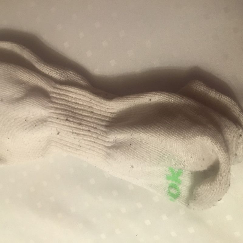 Dirty Pee covered socks