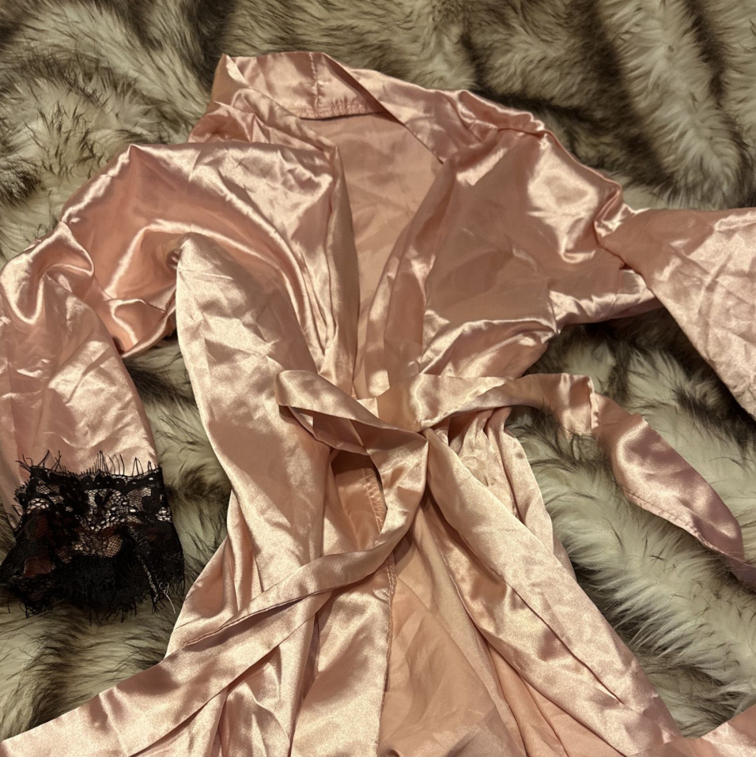 Silky Robe Luxurious Small Sexy