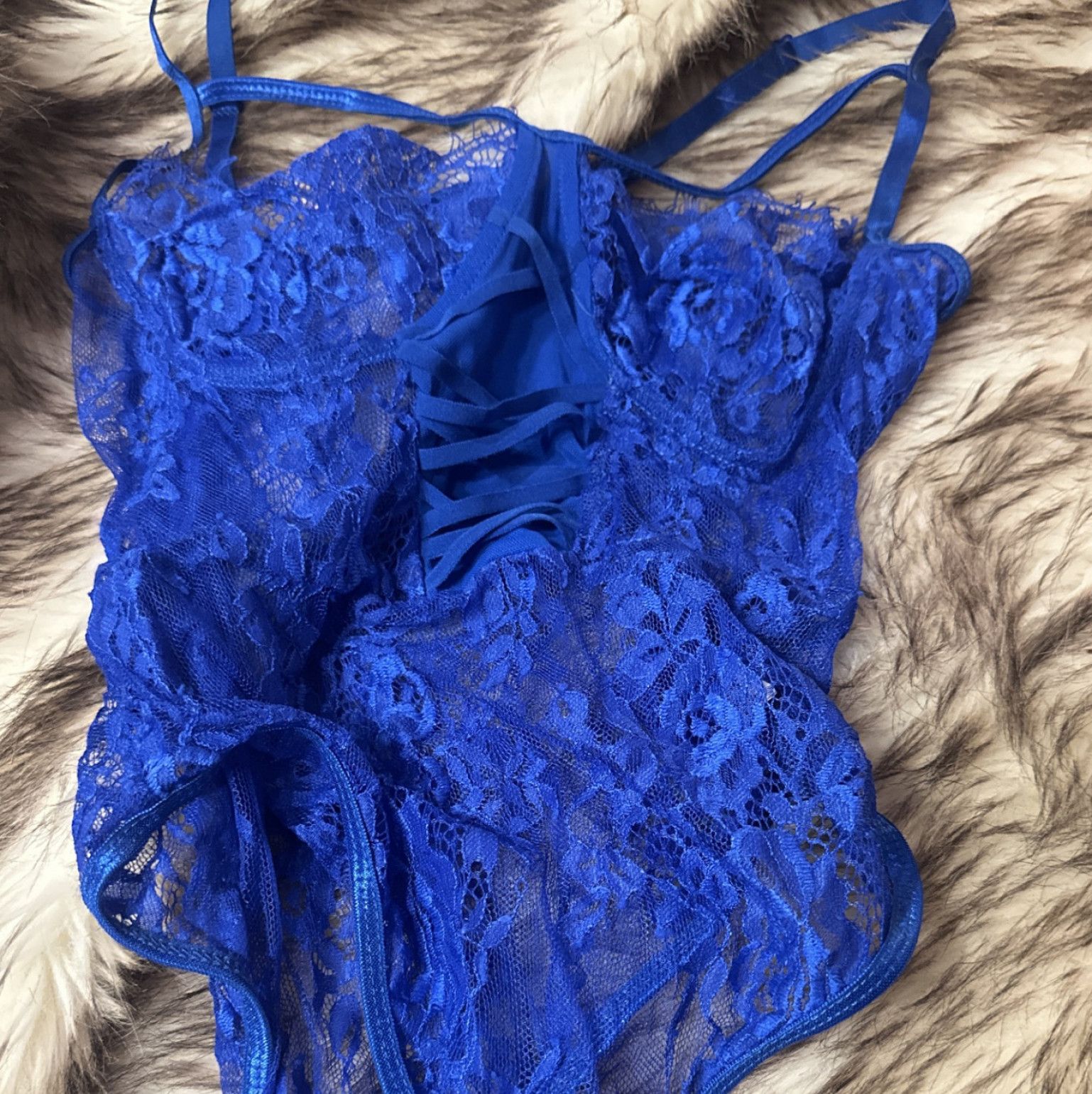 royal blue lace bodysuit lingerie