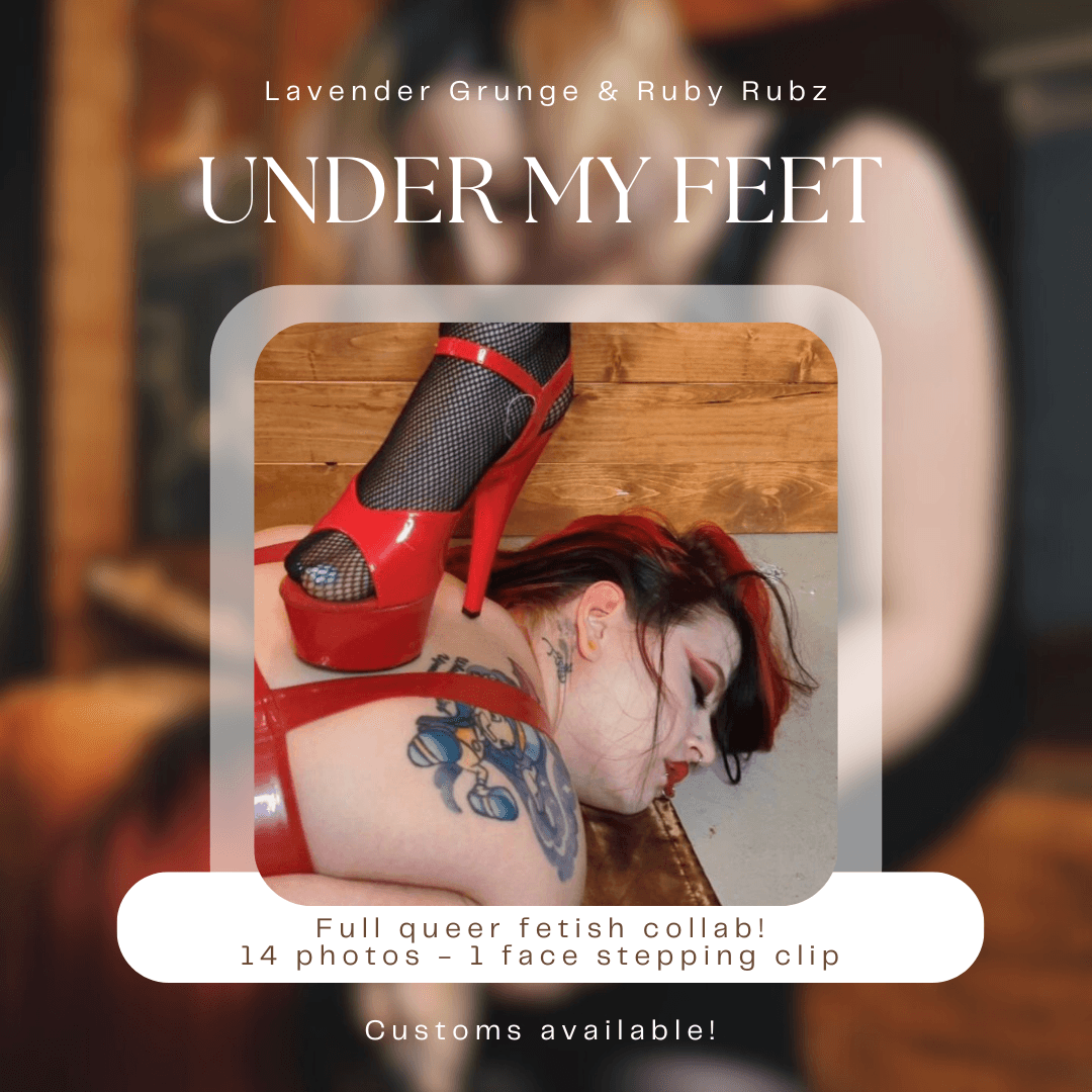 Under My Feet Photo Set Ft Ruby Rubz