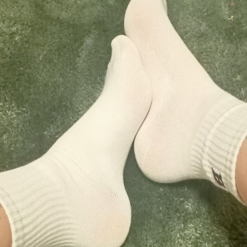 Worn White Socks