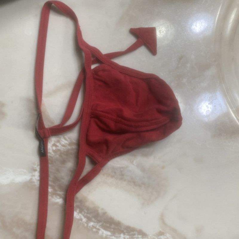 Devil tail thong