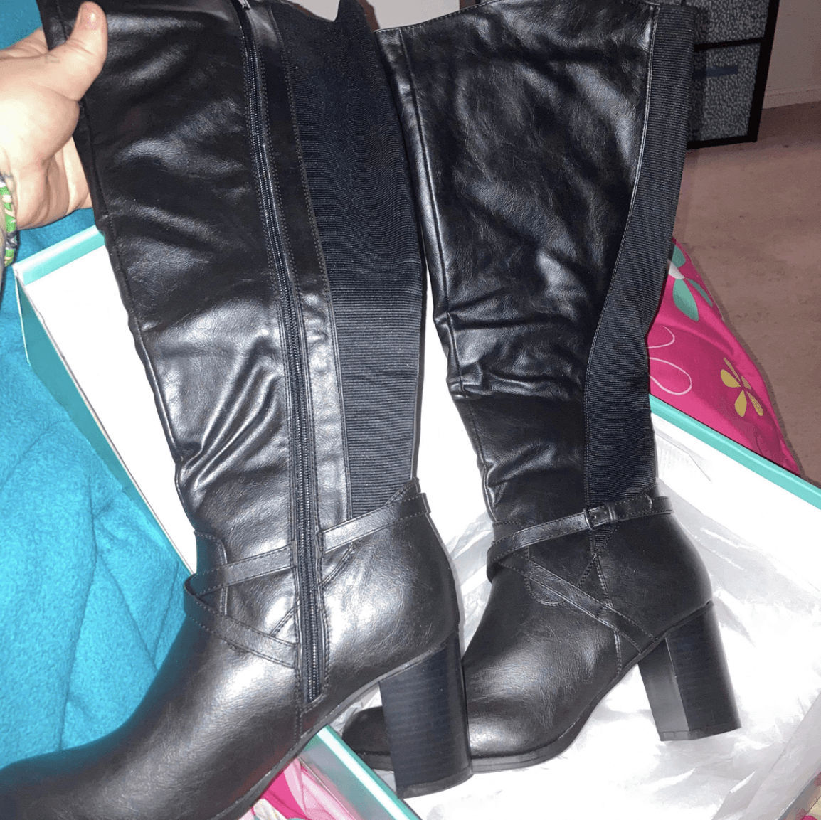 High heel boots