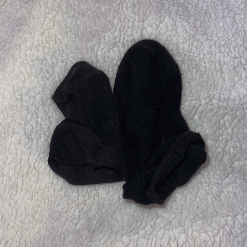 Small Black Socks