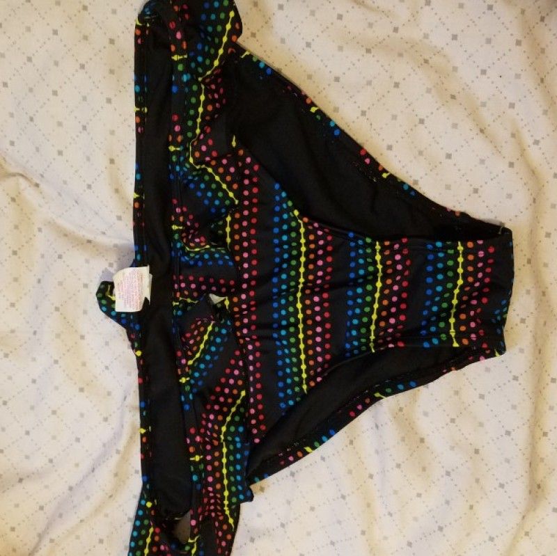 Rainbow Dotted Bikini Bottom